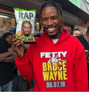 Fetty wap endorses Kingpop Fetty wap Rap Snacks Package Design